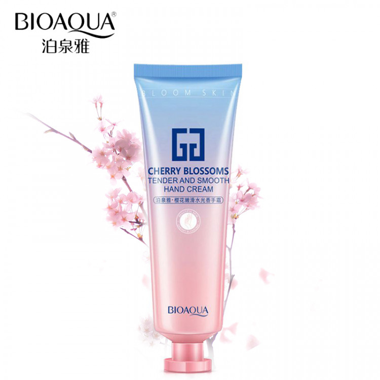 Крем для рук с экстрактом вишни Cherry Blossoms Hand Cream (60г.), BIOAQUA