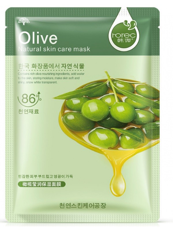 Маска для лица с оливковым маслом (1 шт.), Han Chan