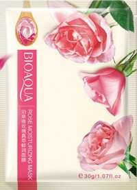 Тканевая маска для лица с экстрактом розы (30 г.), BIOAQUA