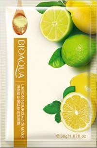 Тканевая маска для лица с экстрактом лимона (30 г.), BIOAQUA